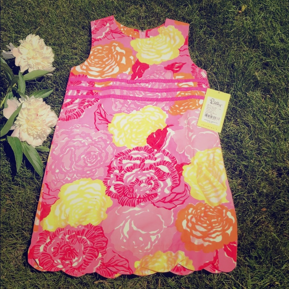 NEVER WORN Little Girls Pink Lilly Pulitzer dress